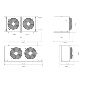 Сплит-система холодильная низкотемпературная Intercold LCM 434 FT (опция -30° С) - Изображение 4