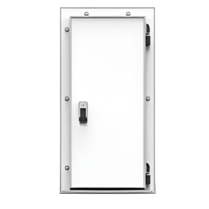 Дверь холодильная распашная одностворчатая НТ-РДО-800*1800/120 (с металлической рамой)