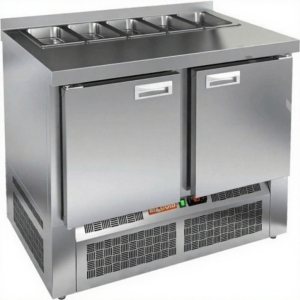 Стол холодильный для салатов HiCold SLE1-11SN (1/3) без крышки