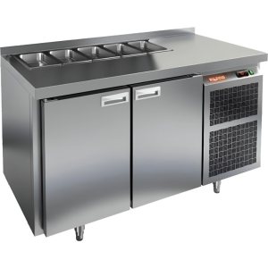 Стол холодильный для салатов HiCold SL2-11SN (1/6) без крышки