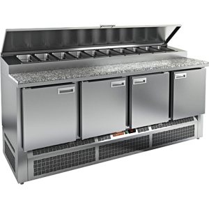 Стол холодильный для пиццы HiCold PZE1-1111/GN камень