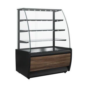 Витрина кондитерская Carboma K70 N 0,9-1 Light Паттерн (0108 Темный дуб) нейтральная
