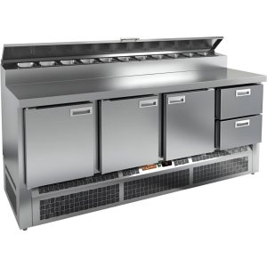 Стол холодильный для пиццы HiCold PZE2-1112/GN (1/6) 