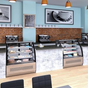 Витрина кондитерская TEFCOLD LPD1200C/BLACK черная/нерж - Изображение 5