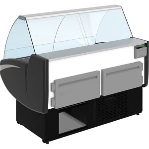 Витрина холодильная CRYSPI Gamma-2 SN FISH 1800 LED (с боковинами) - Изображение 4