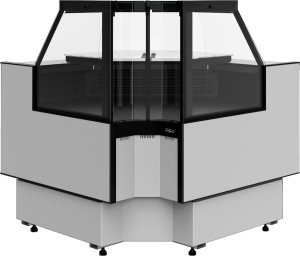 Витрина холодильная Carboma GC95 VV-6-1 внутренний угол с боковинами (версия 2.0) (9006-0430)